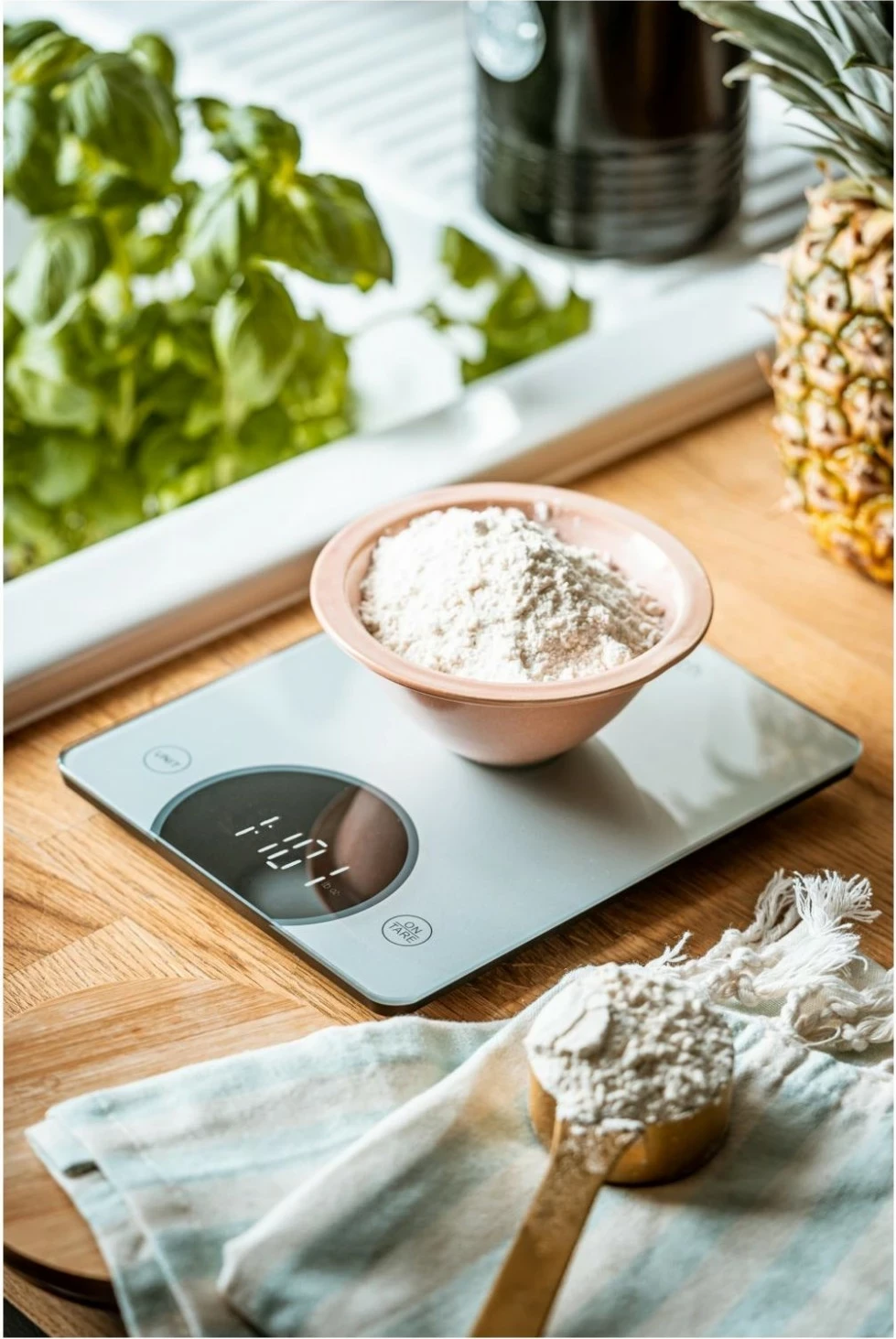 Kuhinjska elektronska tehtnica Adler AD 3173, elektronska, siva