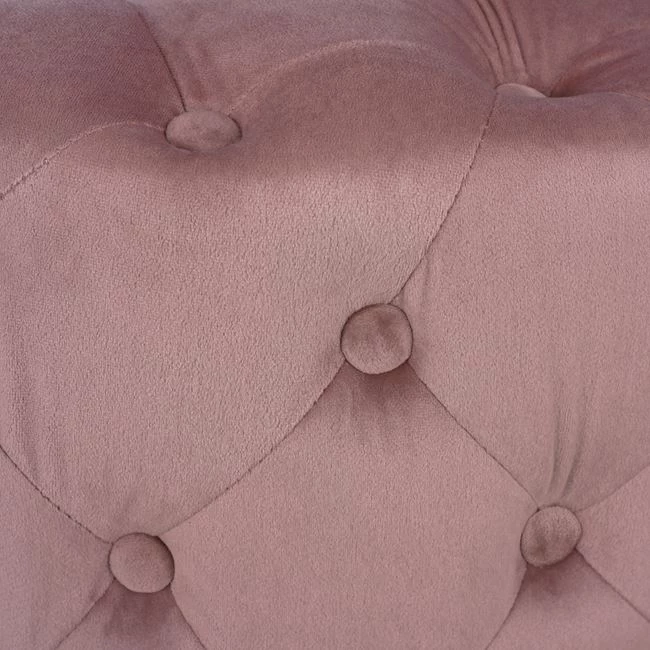 Žametni stol Kassie FH8406.02 barva gnilega jabolka Chesterfield tip 60x43 cm