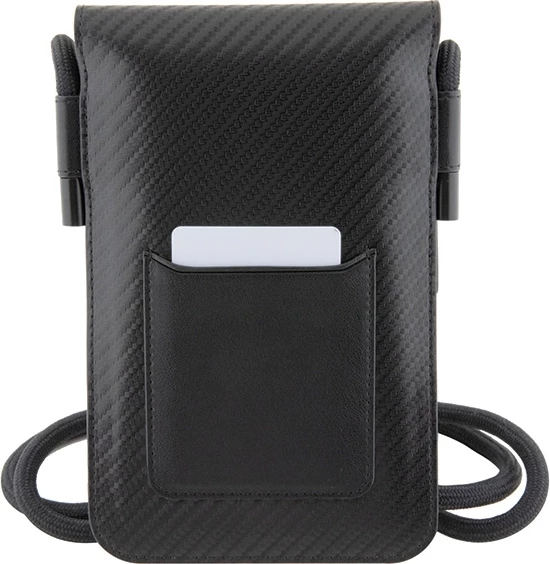 Torba denarnica BMW Carbon Tricolor Line, za telefon, črna
