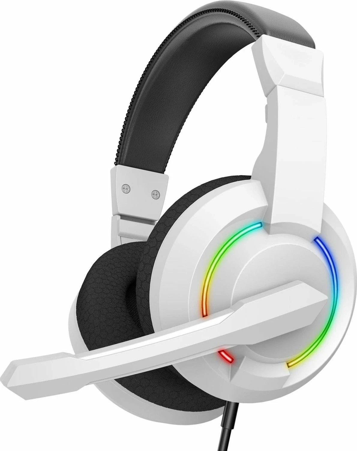 Gaming slušalke z mikrofonom, z žico, bele Baracuda BGH-021 Hydra