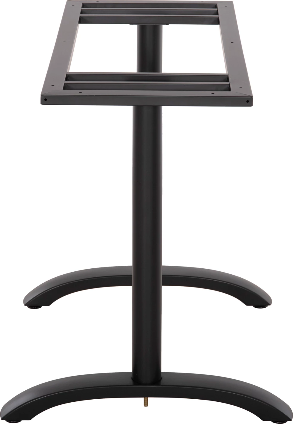 Podnožje mize, kovinsko, mat črno FH461.11, 100x40x73 cm