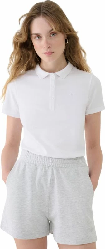 Polo majica za ženske 4F, bela