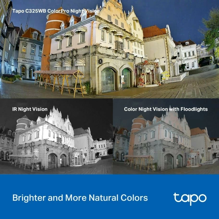 Varnostna kamera TP-LINK Tapo C325WB, 2K QHD, IP66, bela