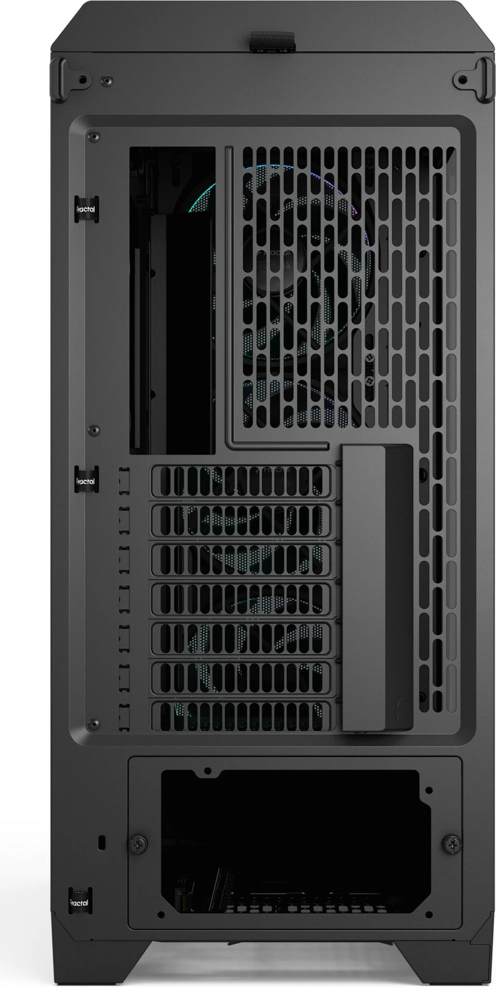 Računalniško ohišje Fractal Design Meshify 3, RGB, kaljeno steklo, črno