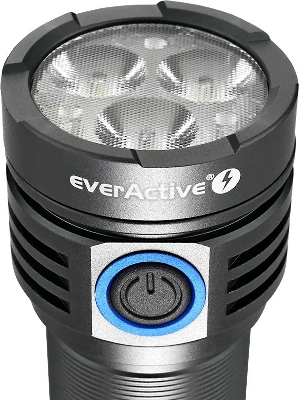 Močna ročna svetilka everActive FL-3300R, LED, 3300 lumenov, IPX4, črna