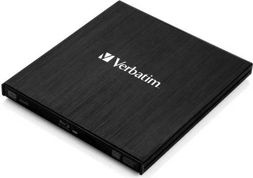 Zunanji Blu-ray zapisovalnik Verbatim Slimline, USB 3.0, črn