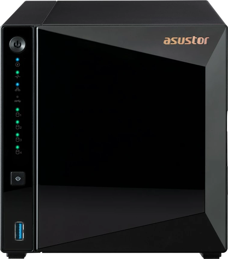 NAS Asustor DRIVESTOR 4 Pro Gen2 AS3304T V2, Realtek RTD1619B, 2 GB DDR4, črno