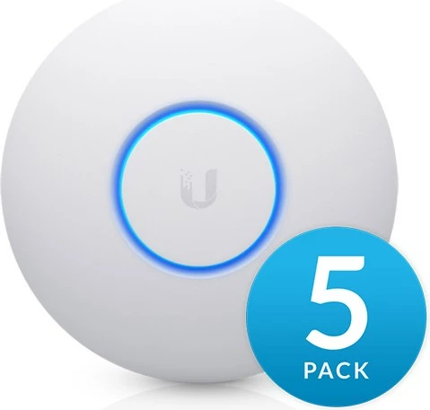 Access point z visoko zmogljivostjo Ubiquiti UniFi nanoHD, 1733 Mbit/s, bel