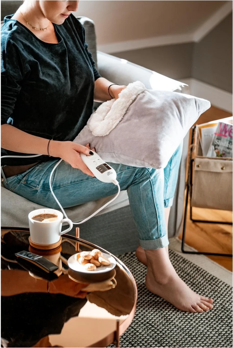 Grelni blazina Adler AD 7412, siva