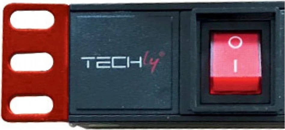 Napajalni trak za kabinet Techly 102635, 1U, 8 vtičnic Schuko, kabel 3 m