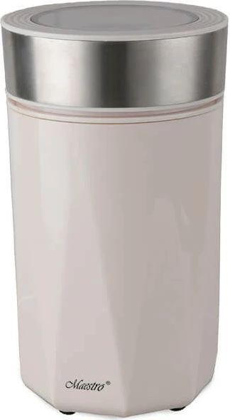 Električni mlinček za kavo Feel-Maestro MR-456-IVORY, 50 g, 150 W, slonokoščena/srebrna