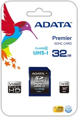 Pomnilniška kartica SDHC 32GB UHS-I ADATA, razred 10