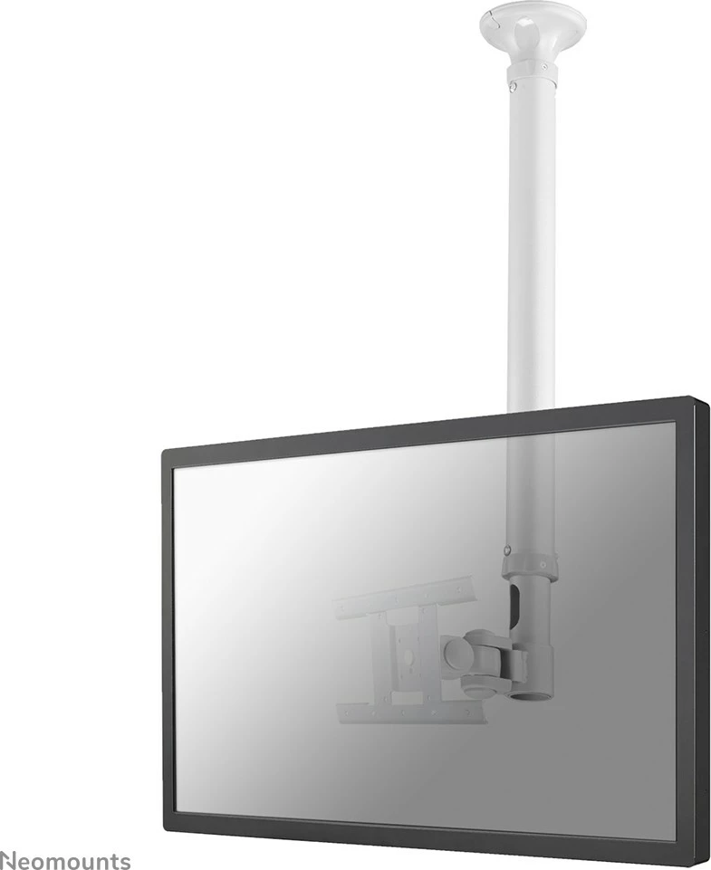 Stropni nosilec za monitor/TV Newstar FPMA-C100WHITE, do 30 palcev, bel