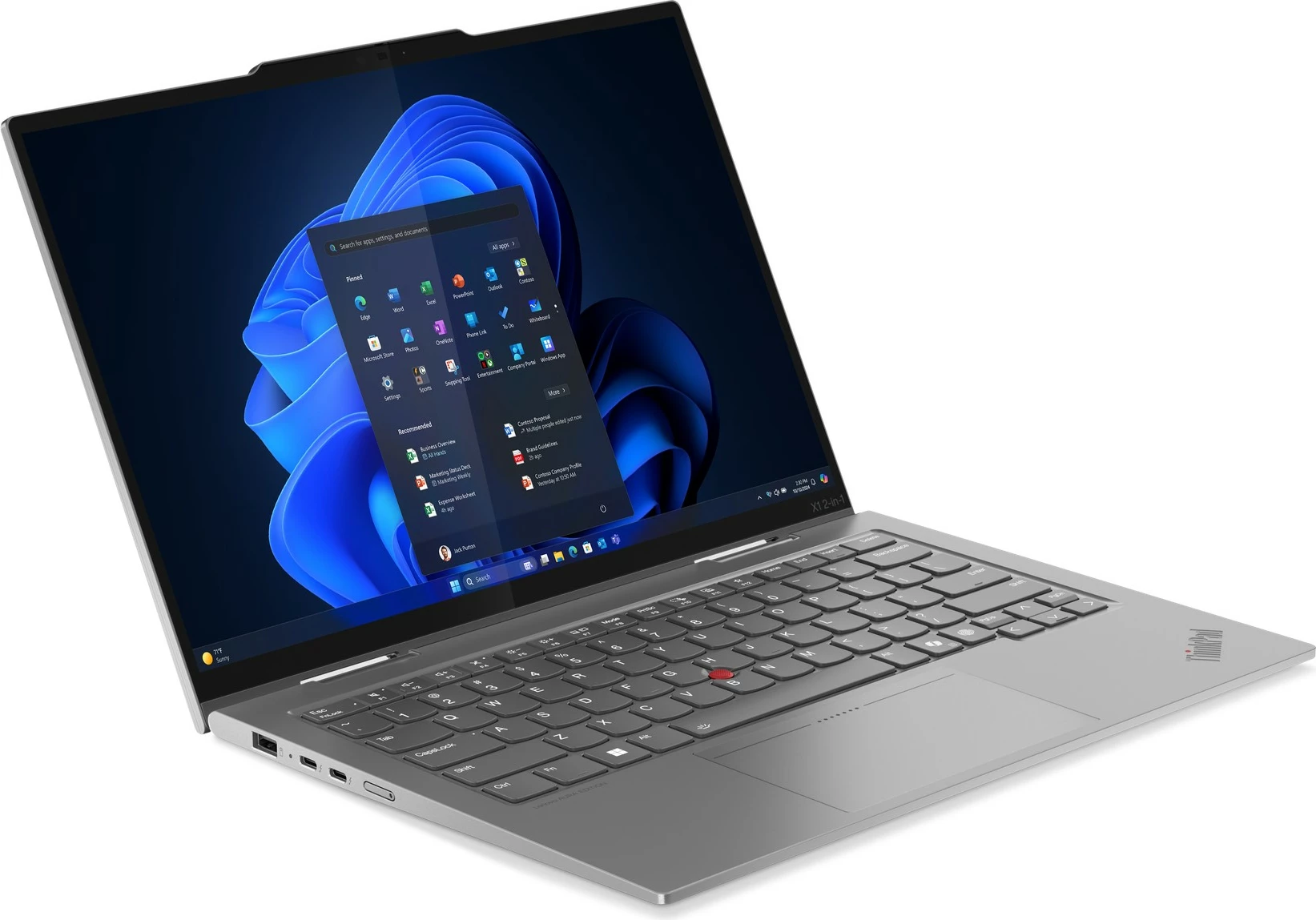 Prenosnik 2in1 Lenovo X1 G10, Ultra7 255U, 32GB RAM, 1TB SSD, 14 inch, siv