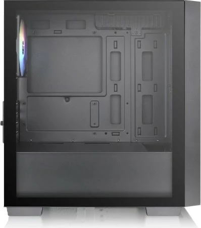 Ohišje Thermaltake Versa H16 TG ARGB, micro tower, kaljeno steklo, črno
