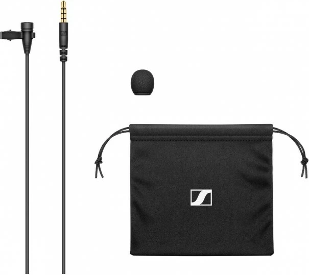 Lavalier mikrofon Sennheiser XS LAV MOBILE z 3,5 mm TRRS kablom, črn
