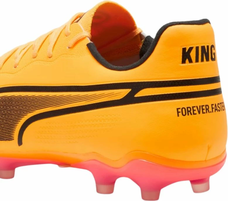 Atletski nogometni čevlji, Puma, moški, oranžni