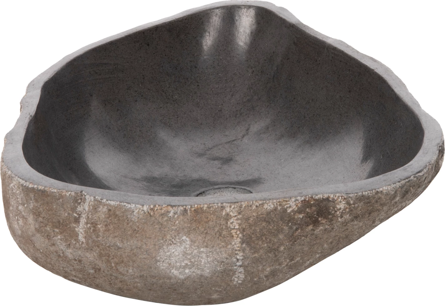 Kamnito korito izklesano sive barve 55x44x16 cm. FH4193