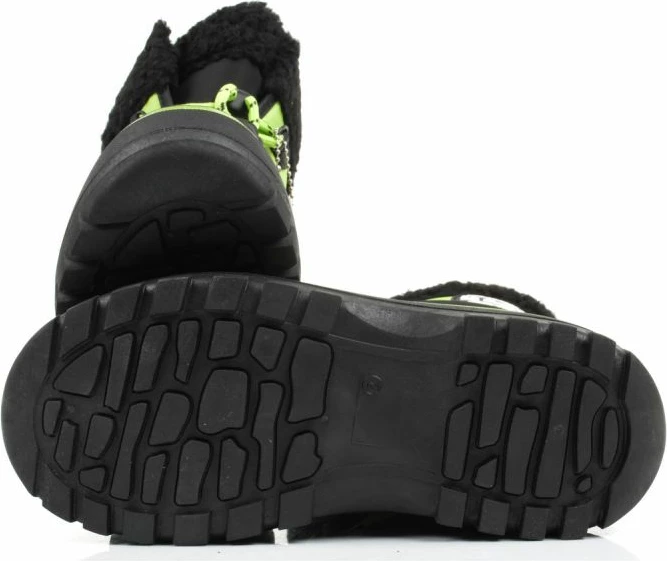 Zimske škornji za otroke Lee Cooper, črno-zelena