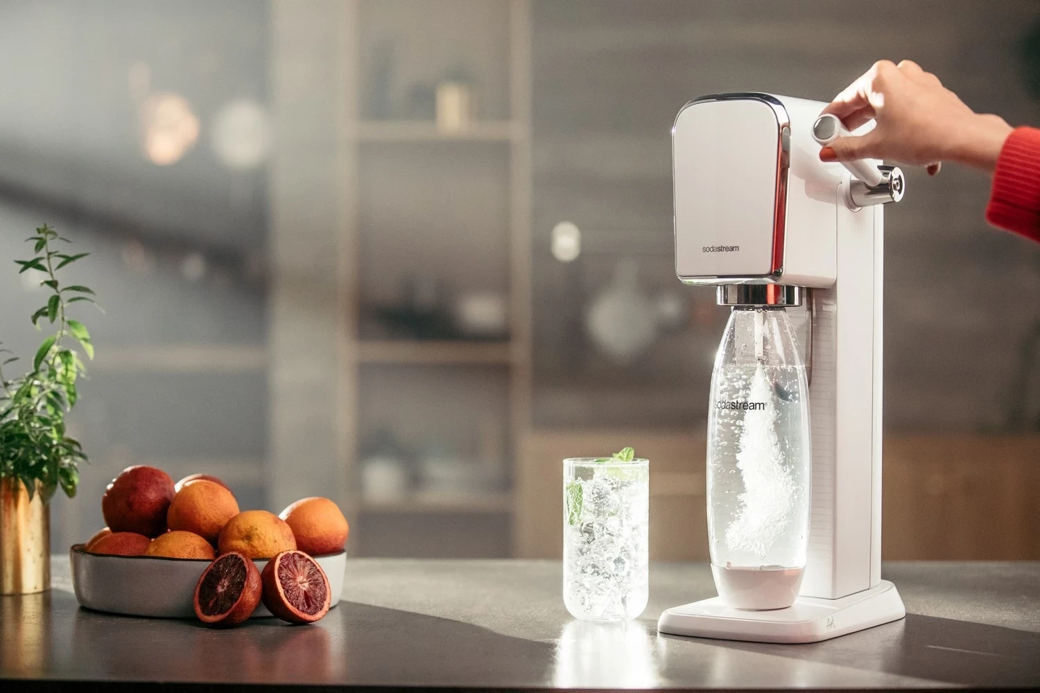 Saturator za gazirano vodo ART, SodaStream, bel