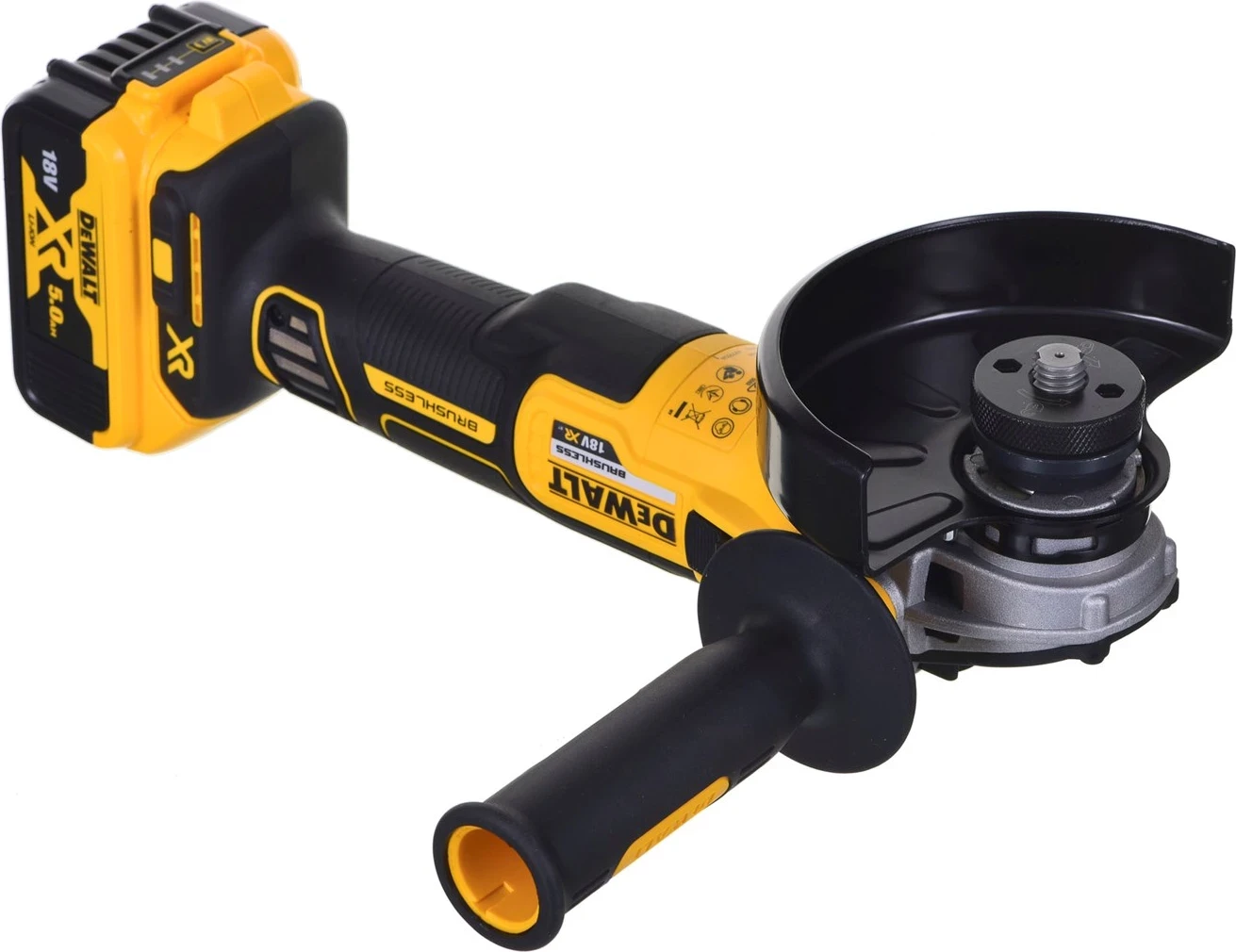 Kombinirani komplet vrtalnik/izvijač in brusilnik, DeWalt DCD796, DCG405 + 2x5,0Ah DCK208
