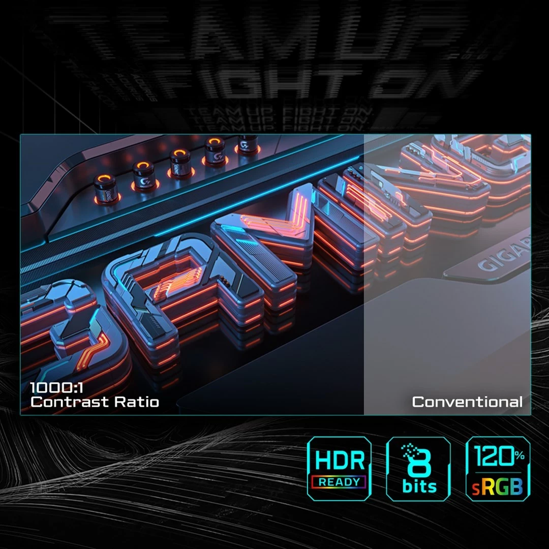 Gaming monitor 25" FHD, 200Hz, 1ms, HDR, črn - Gigabyte GS25F2
