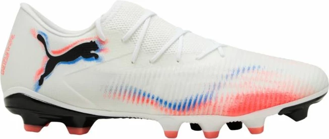 Futbalski čevlji Puma Future 8 Match Low FG/AG, beli-oranžni
