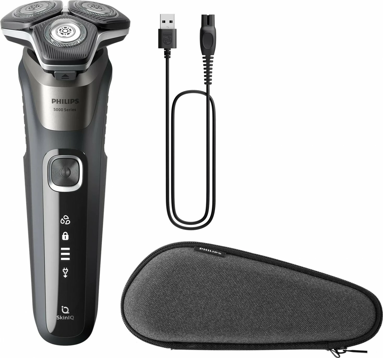 Električni brivnik Philips S5887/30, 60 min, črn