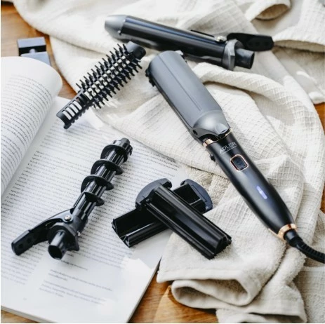 Komplet za oblikovanje las 5-v-1, Adler AD 2028, keramični premaz, 1200 W, kabel 180 cm, črn