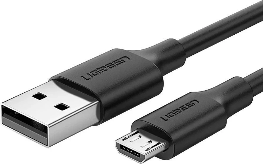 USB kabel UGREEN 60137, 1,5 m, USB 2.0 na Micro-USB, črn