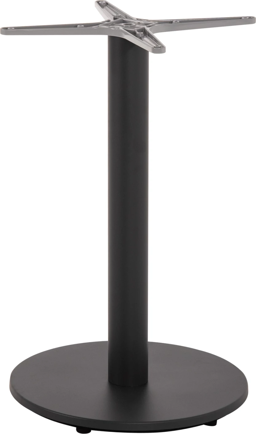 Osnova za mizo iz aluminija FH476.20 okrogla v sivi barvi 48x48cm križ Φ45Χ73Hcm