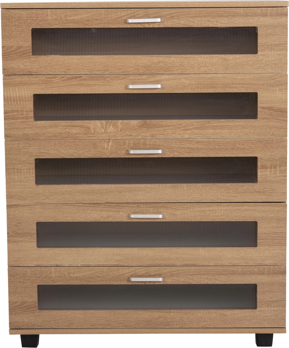 Komoda THORGAN FH9881.01 melamin v sonoma barvi - 5 predalov 80Χ40Χ100Hcm