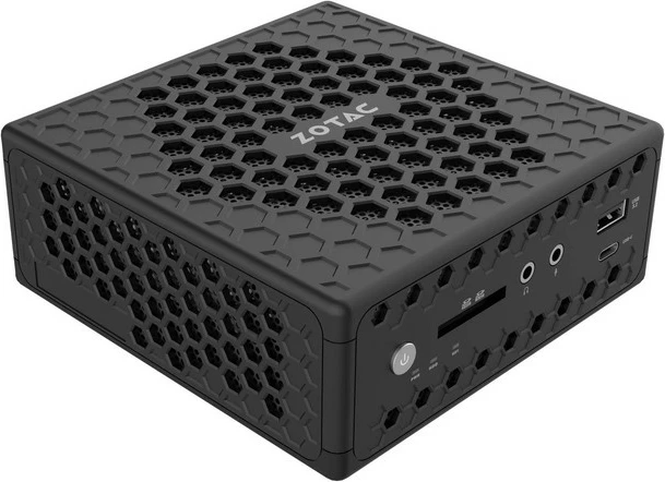 Mini PC Zotac ZBOX CI337 NANO, Intel N100, 1x DDR5 SODIMM, SATA M.2, črn