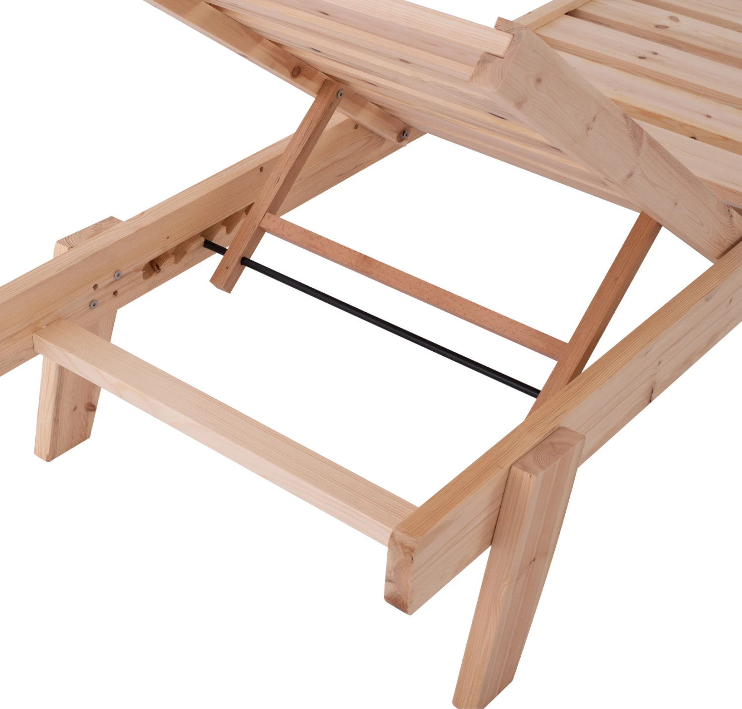 Profesionalni ležalnik iz masivnega švedskega lesa Samos FH11643 67x200x83 cm