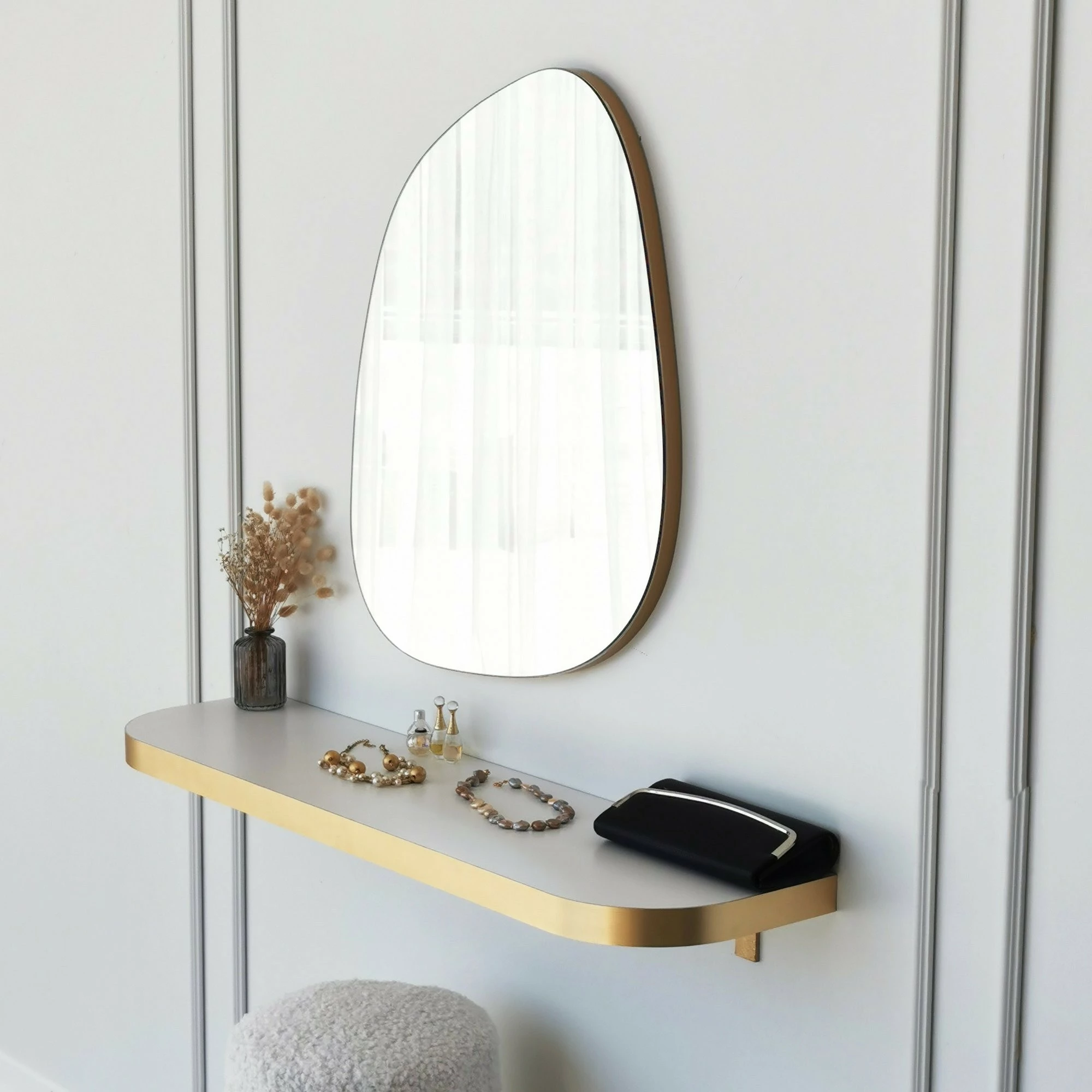 Ogledalo zlate barve Hanah Home Soho