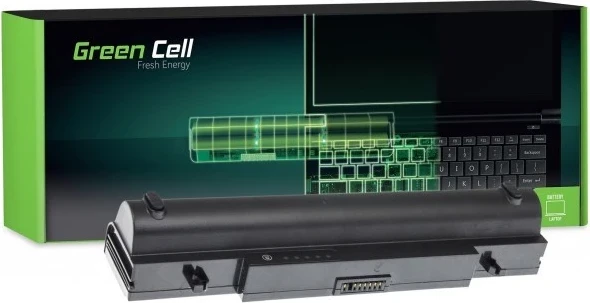 Baterija za prenosnik Green Cell SA02, 6600 mAh, črna – za Samsung