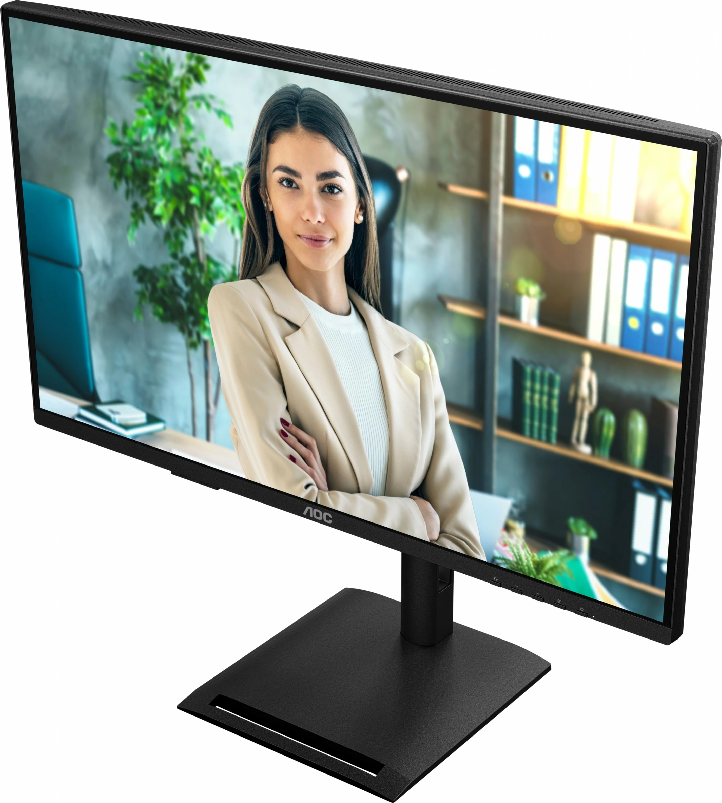Monitor 27" (68,6 cm) AOC Q27P4U, 2xHDMI+DP+USB, črn