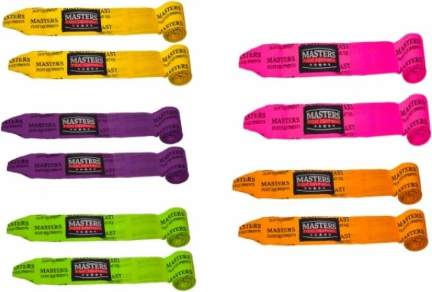 Boksarske trakovi za roke Masters, za moške in ženske, z barvami