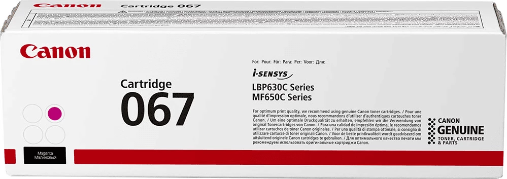 Toner kartuša Canon 067 / 5100C002, izkoristek 1250 strani, magenta