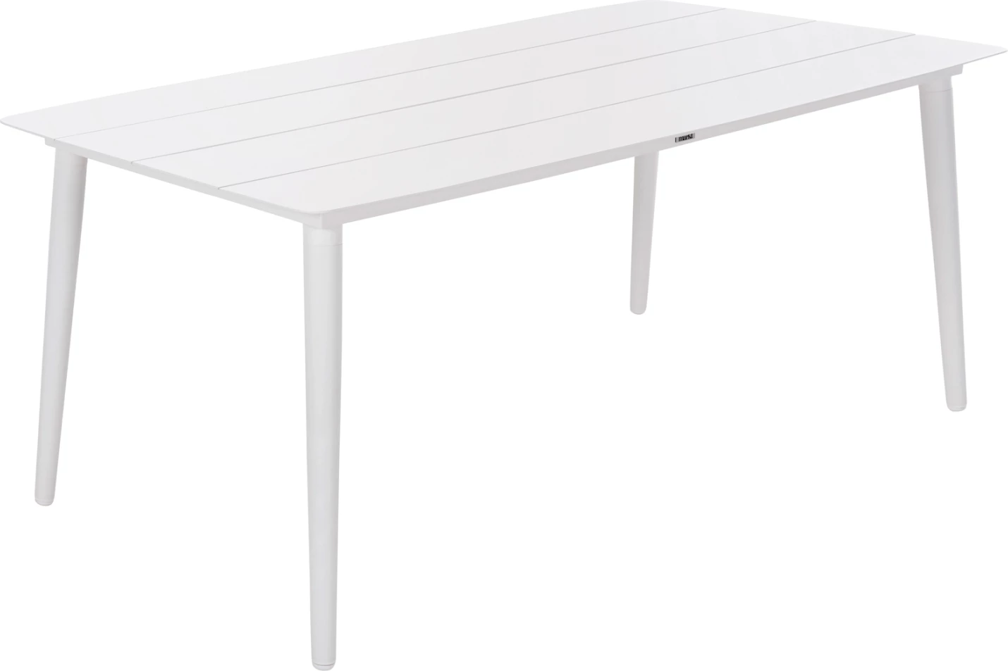 Aluminijasta pravokotna miza JEROM FH6058.01 bela 180x90x74Hcm