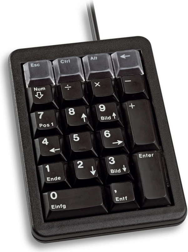 Programabilna tastatura Cherry G84-4700, USB, prenosnik/PC, 1,75 m, črna
