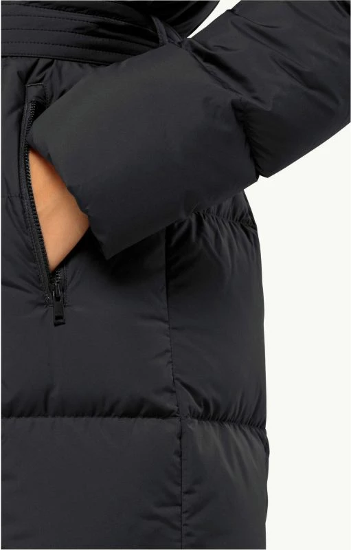 Topla ženska jakna Jack Wolfskin, črna