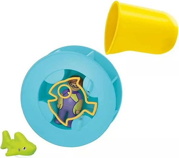 Set vodnih igrač z vodnim mlinom in majhnim morským psom, Playmobil Junior Aqua 71688, iz plastike