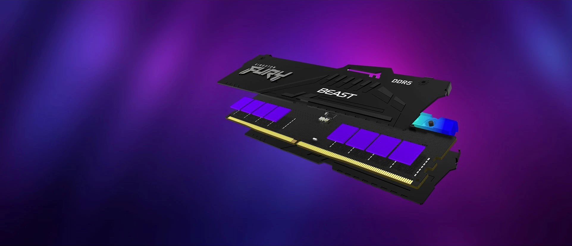 RAM pomnilnik FURY Beast RGB EXPO 8GB DDR5 6000MT/s Kingston