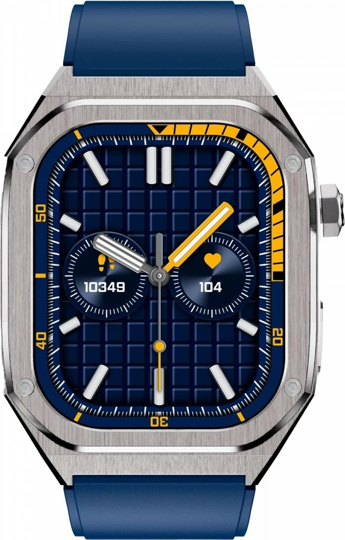 Pametna ura 1,91" AMOLED, Bluetooth, srebrna Maxcom FW65 Iron S