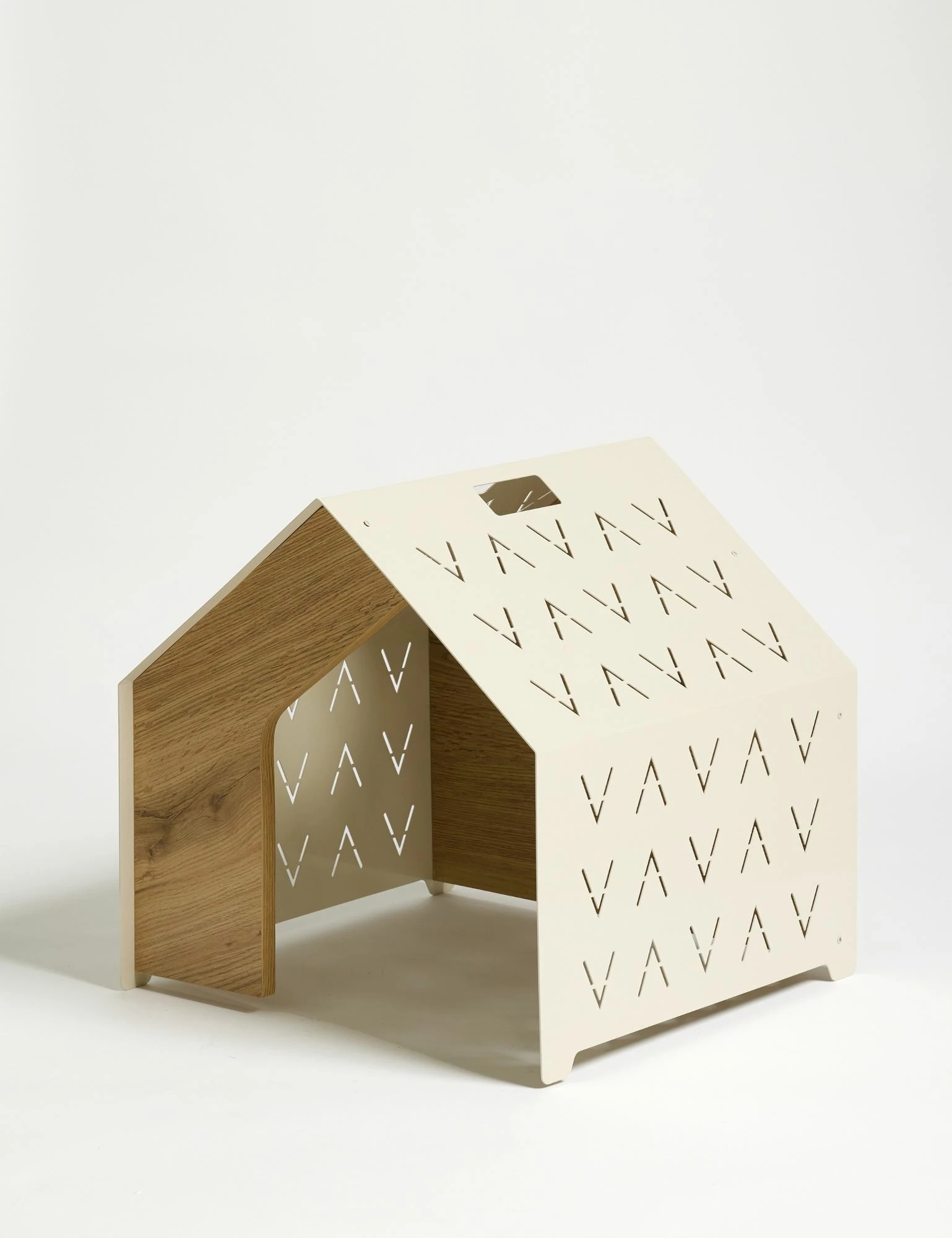 Stranska hiša za hišne ljubljenčke Skye Decor Vidar, kremna