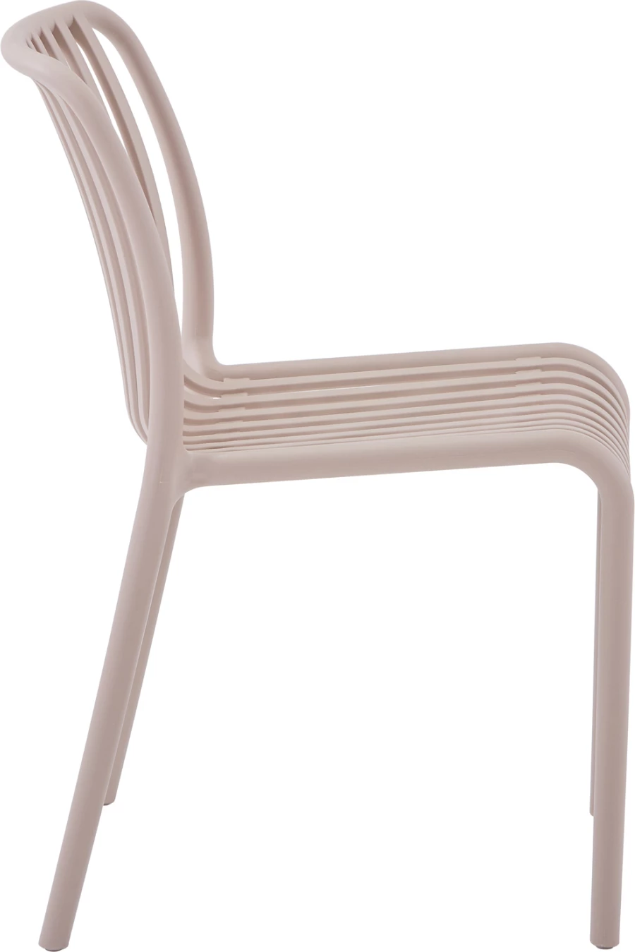 Zunanji stol CONVEE FH6104.04 iz polipropilena v kapučino 48x56x79H cm