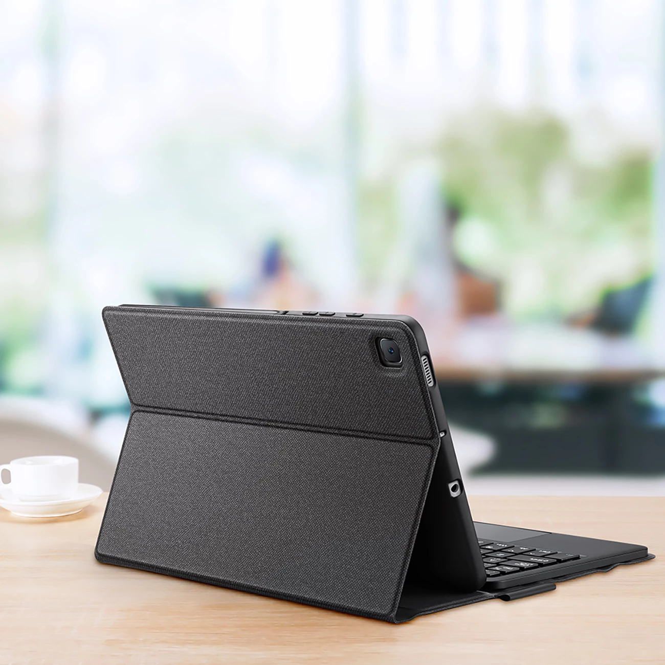 Ovitek z Bluetooth tipkovnico Dux Ducis TK Series za Samsung Galaxy Tab S6 Lite, črn
