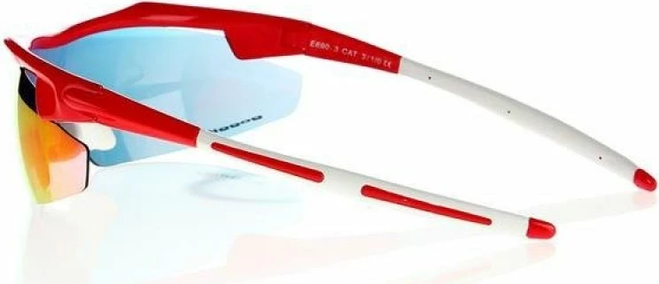 Športna sončna očala Goggle, unisex, rdeče/belo