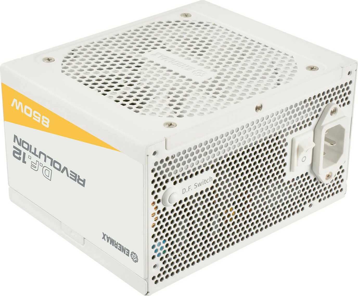 Napajalnik 850 W, 80 PLUS Gold, ATX 3.1, bel — Enermax Revolution D.F.12 ETV850G-W